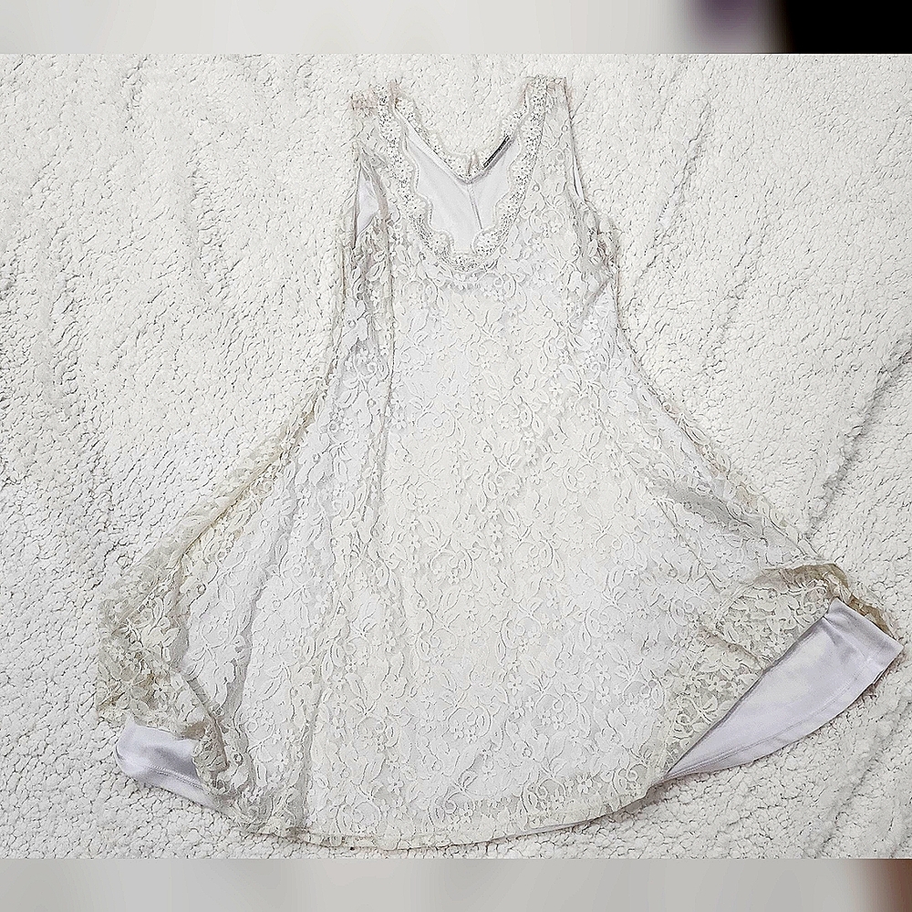Charlotte Russe White Lace Dress